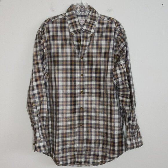 Brooks Brothers Plaid Check Button Down Shirt - Picture 1 of 4